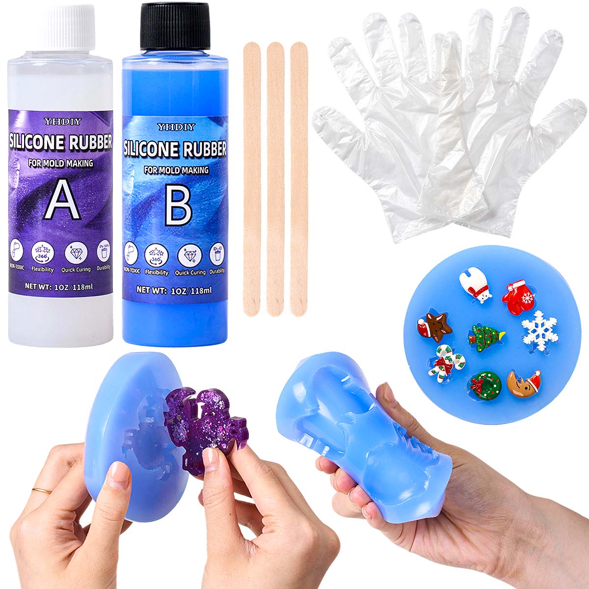 118ml/296mlシリコンモールド作成キット DIYキャ - Soap Making Homemade のレビューと価格