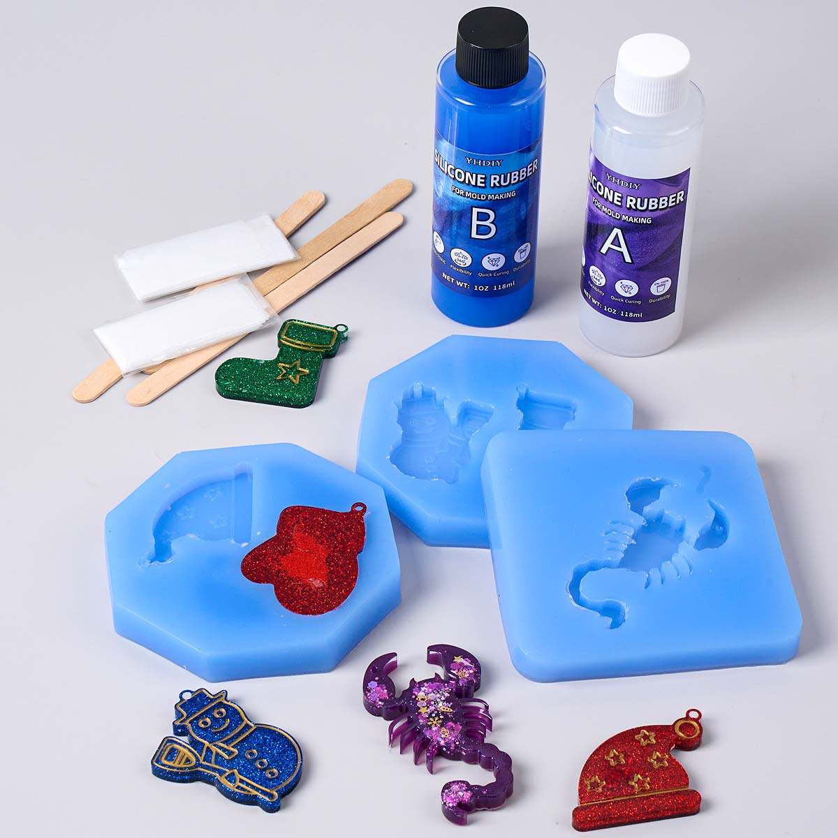 118ml/296mlシリコンモールド作成キット DIYキャ - Soap Making Homemade のレビューと価格