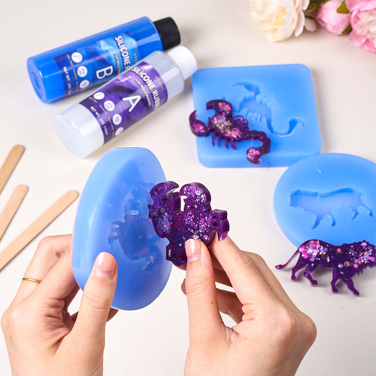 118ml/296mlシリコンモールド作成キット DIYキャ - Soap Making Homemade のレビューと価格