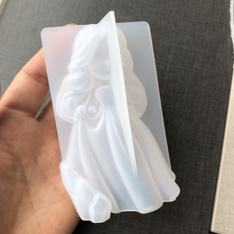 3D かわいいプリンセスシリコーンキャンドルモールド天使の女 - Soap Making Organic のレビューと価格