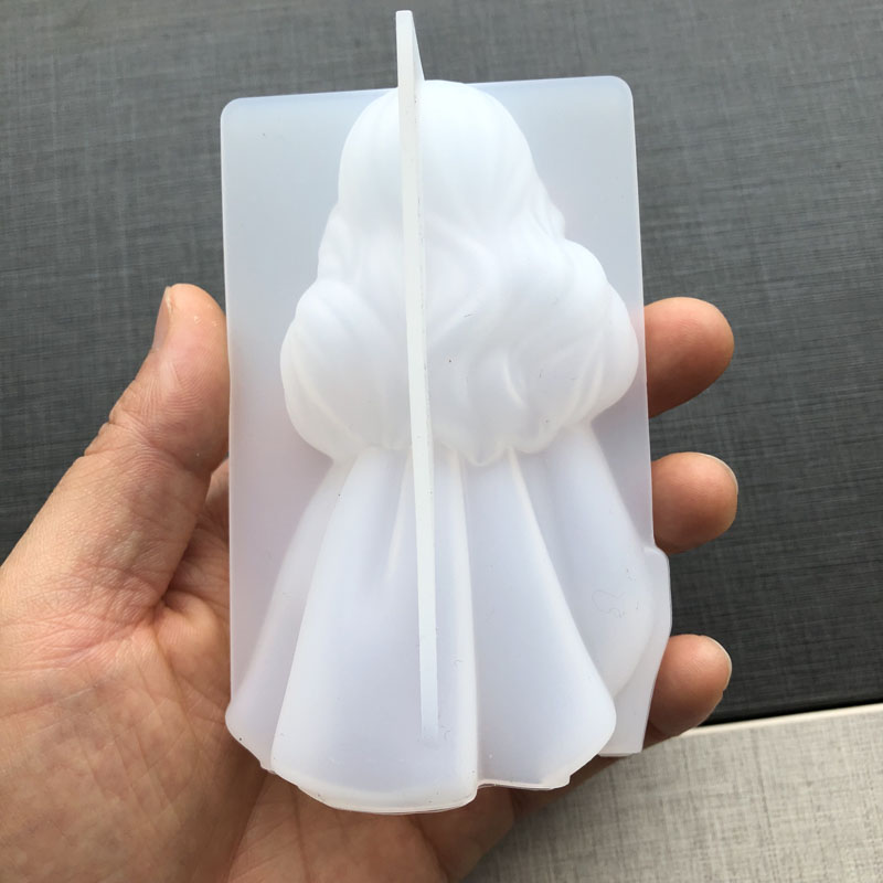 3D かわいいプリンセスシリコーンキャンドルモールド天使の女 - Soap Making Organic のレビューと価格