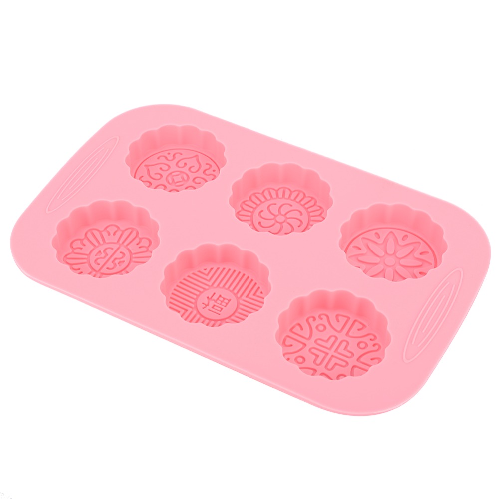 DIYシリコン製月餅型 ピンク 25×16×2cm 石鹸型  - Soap Making Diy のレビューと価格