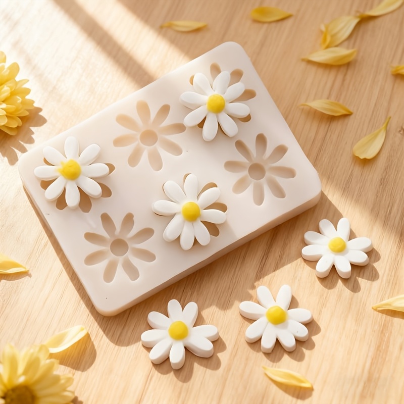 1pc 3D デイジーひまわりシリコンモールド石鹸キャンドル - Soap Making Organic のレビューと価格