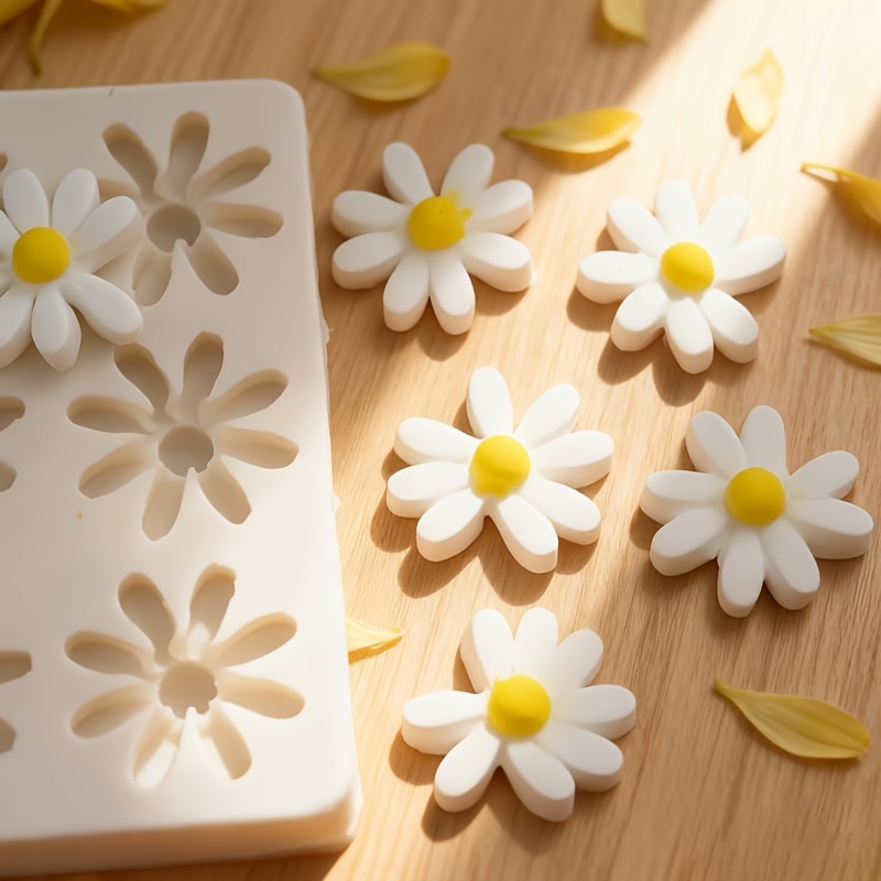 1pc 3D デイジーひまわりシリコンモールド石鹸キャンドル - Soap Making Organic のレビューと価格