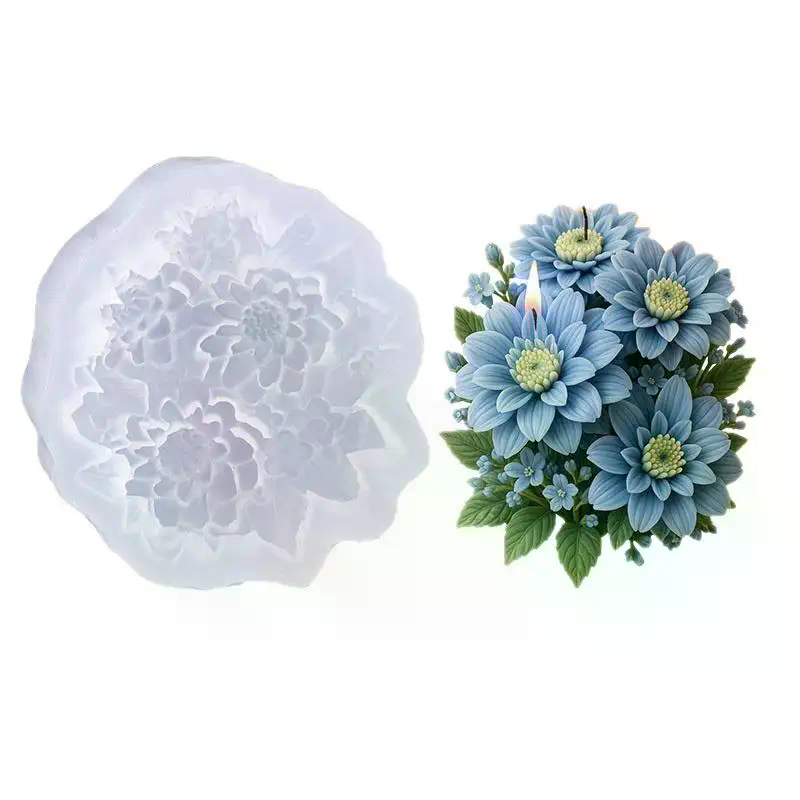 シリコン製の花型。破れにくく、焦げ付き防止加工が施されており - Soap Making Diy のレビューと価格