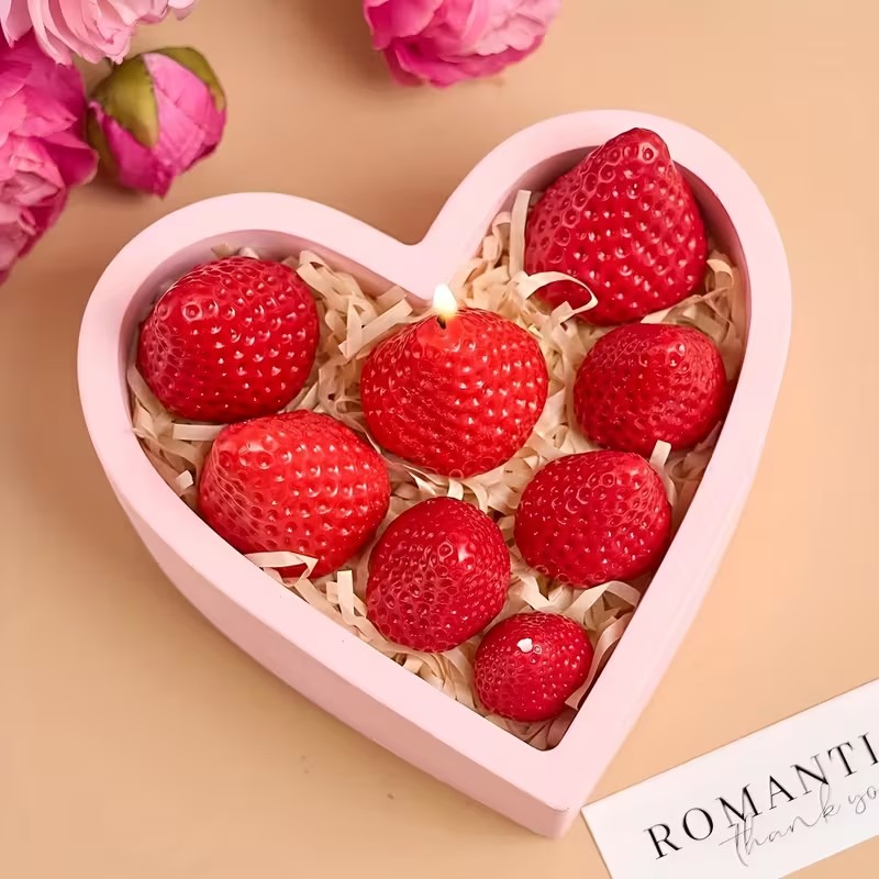 イチゴシリコンキャンドルモールド DIY アロマセラピー石鹸 - Soap Making Organic のレビューと価格