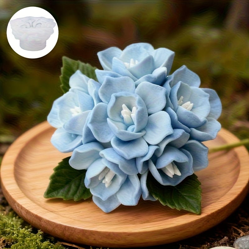 1つのアジサイの花型シリコンモールド、キャンドル、石鹸、樹脂 - Soap Making Organic のレビューと価格