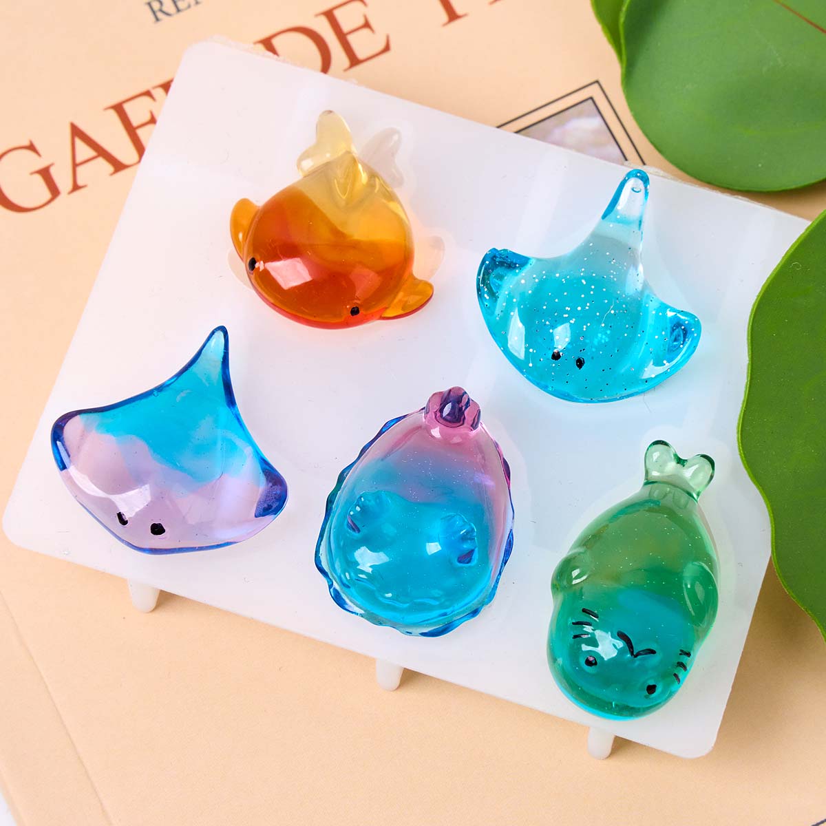 3Dヒーリング可愛いマンタ鯨シリコンモールドDIYキーホルダ - Soap Making Diy のレビューと価格