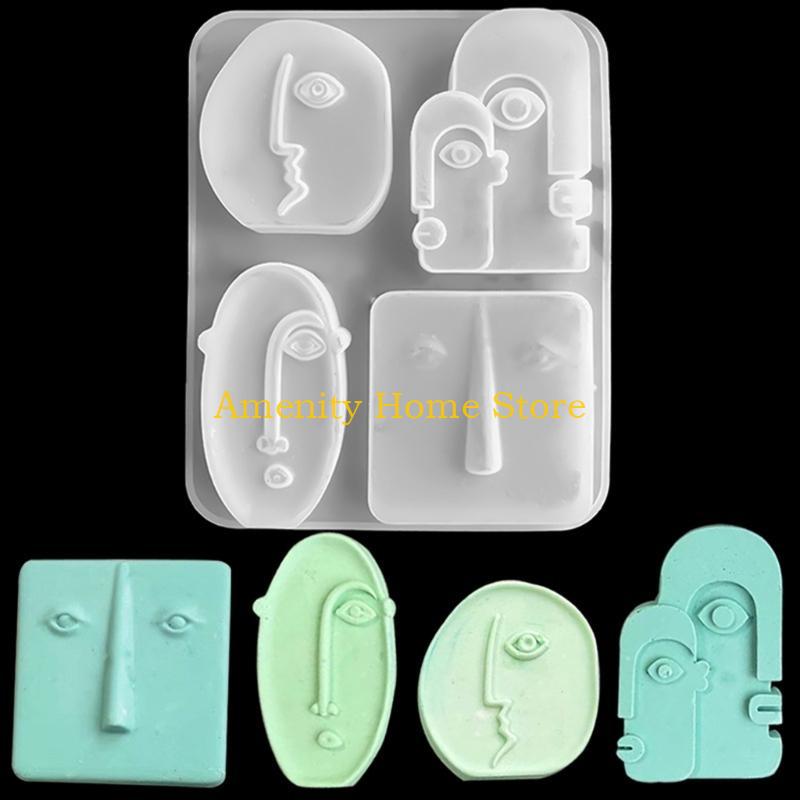 F26C 3D 人間の顔キャンドルモールドアートシリコーン抽 - Soap Making Homemade のレビューと価格