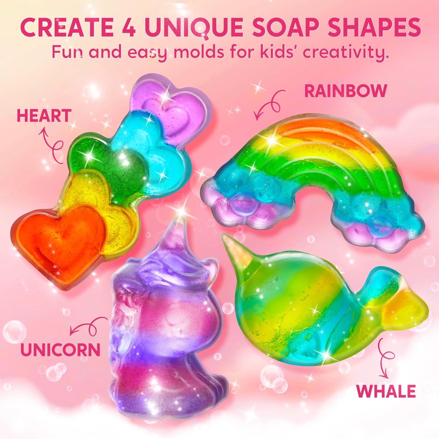JOYFY ユニコーン石鹸作りキット 女の子向け工作 DIY - Soap Making Diy のレビューと価格