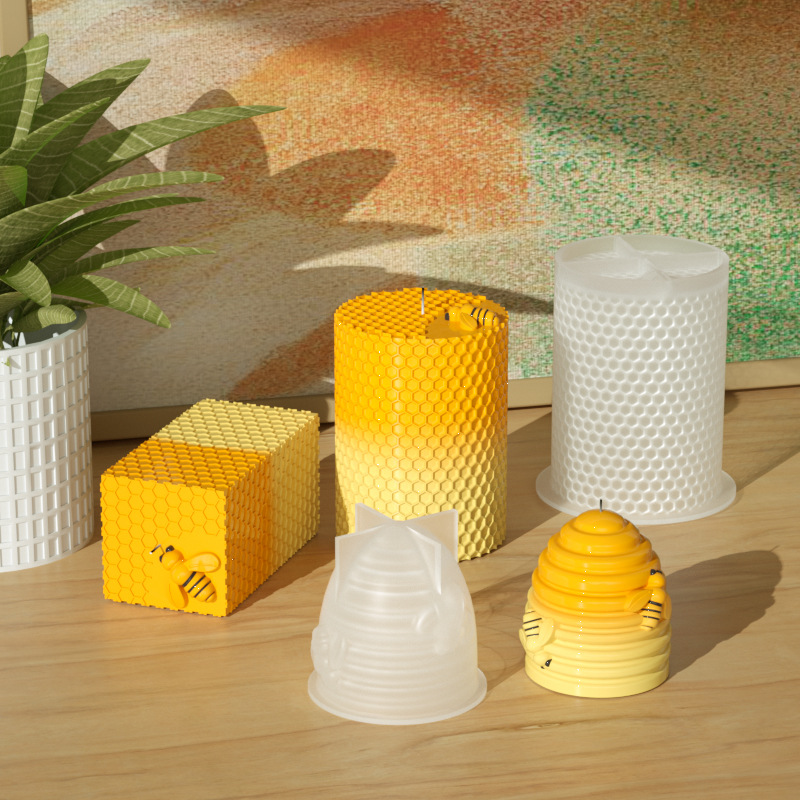 3dシリコンキャンドルモールド,ハニカム形状,キャンドル製造 - Soap Making Homemade のレビューと価格