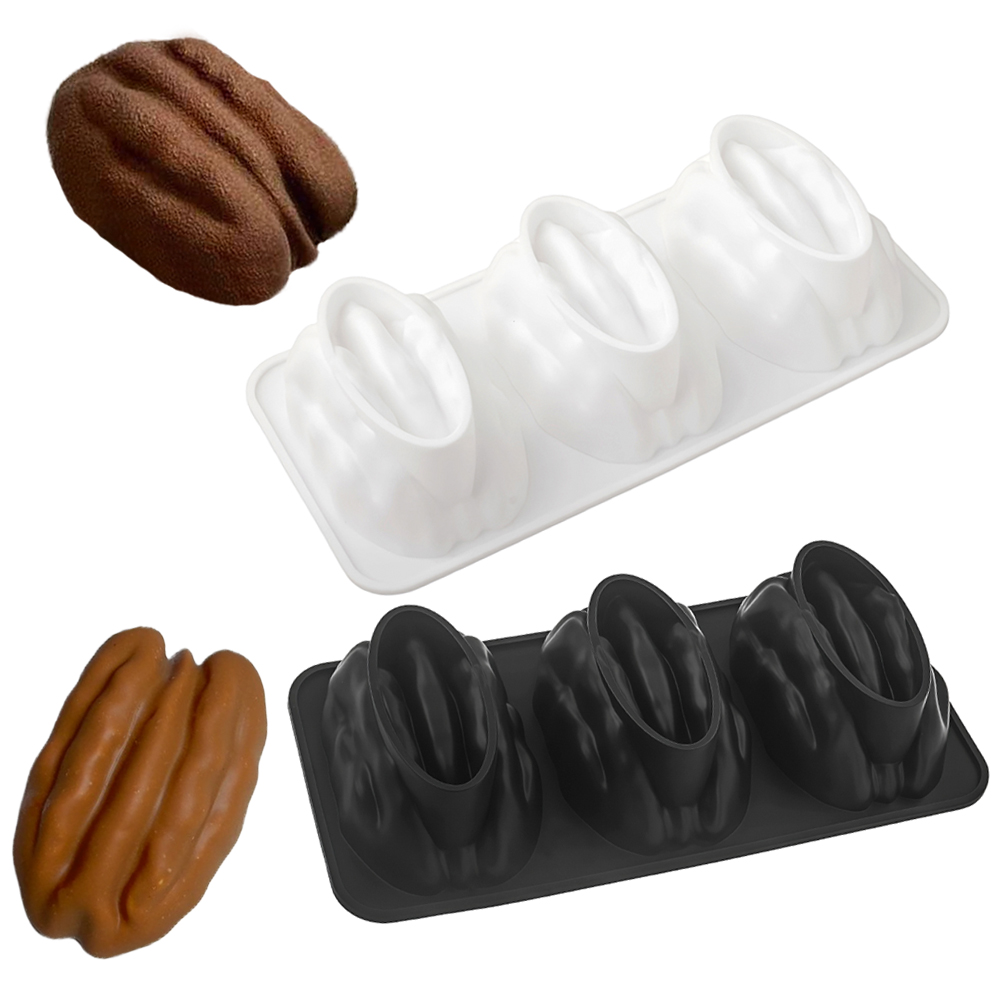 1/3/4/6/12セル ペカンデザイン シリコンケーキ型  - Soap Making Organic のレビューと価格